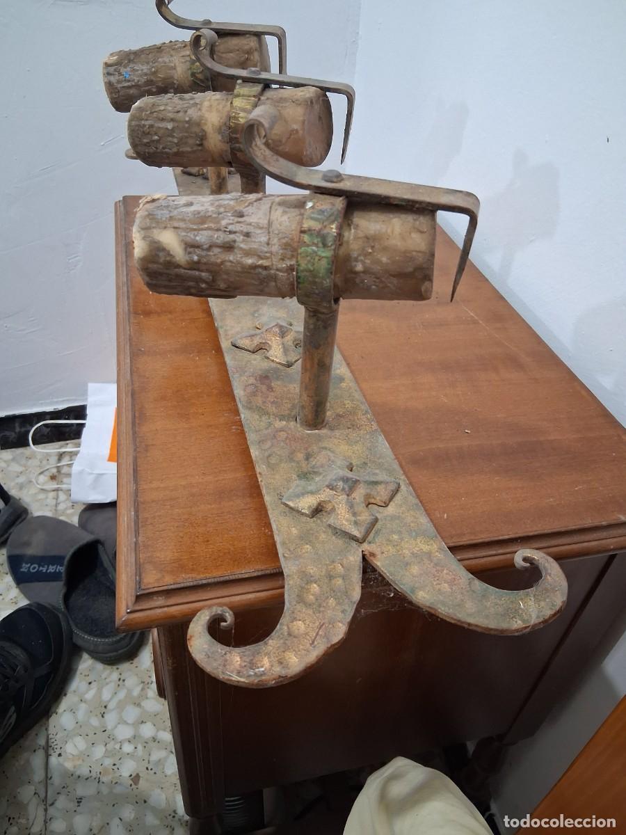 Vintage: Aplique l&aacute;mpara de pared de estilo forja r&uacute;stico - Foto 1