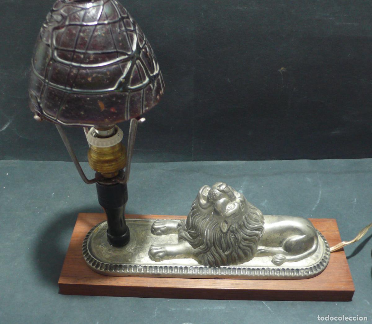 Vintage: PEQUE&Ntilde;A LAMPARA DE MESA - Foto 2