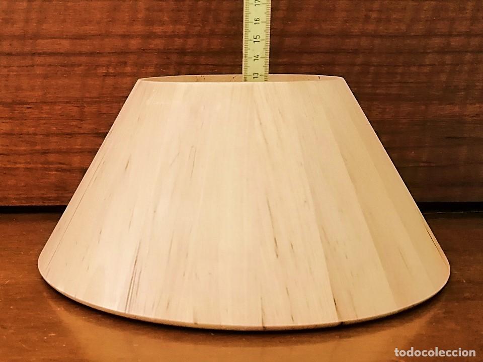Vintage: PANTALLA DE MADERA TROPICAL - Foto 2