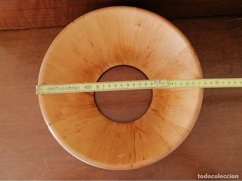 Vintage: PANTALLA DE MADERA TROPICAL - Foto 3