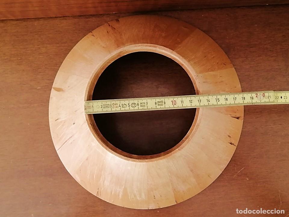 Vintage: PANTALLA DE MADERA TROPICAL - Foto 4