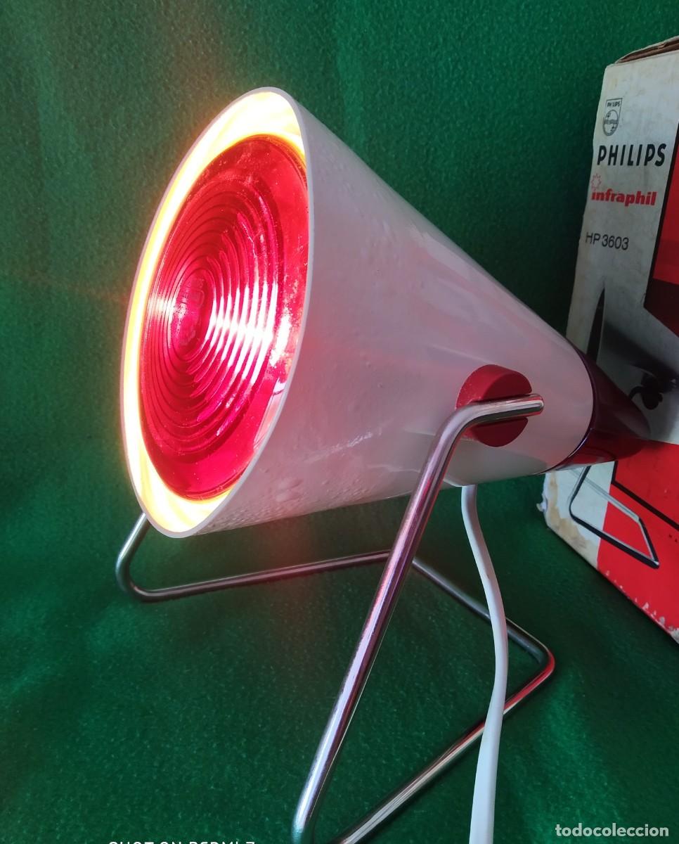Vintage: L&aacute;mpara de sobremesa modelo &rdquo;Infraphil HP 3603&rdquo;. PHILIPS. HOLANDA. - Foto 10