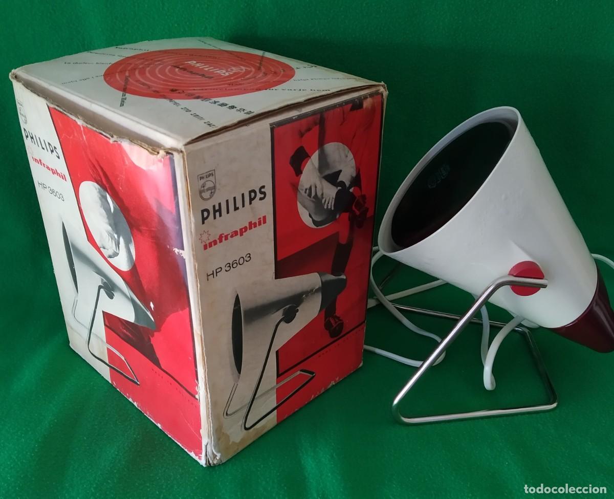Vintage: L&aacute;mpara de sobremesa modelo &rdquo;Infraphil HP 3603&rdquo;. PHILIPS. HOLANDA. - Foto 16