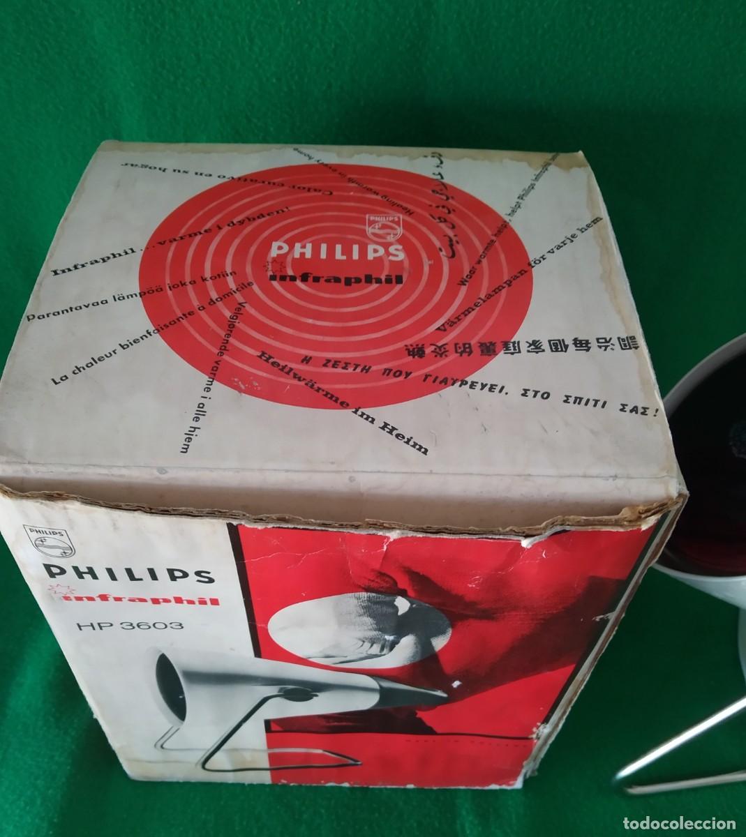 Vintage: L&aacute;mpara de sobremesa modelo &rdquo;Infraphil HP 3603&rdquo;. PHILIPS. HOLANDA. - Foto 17