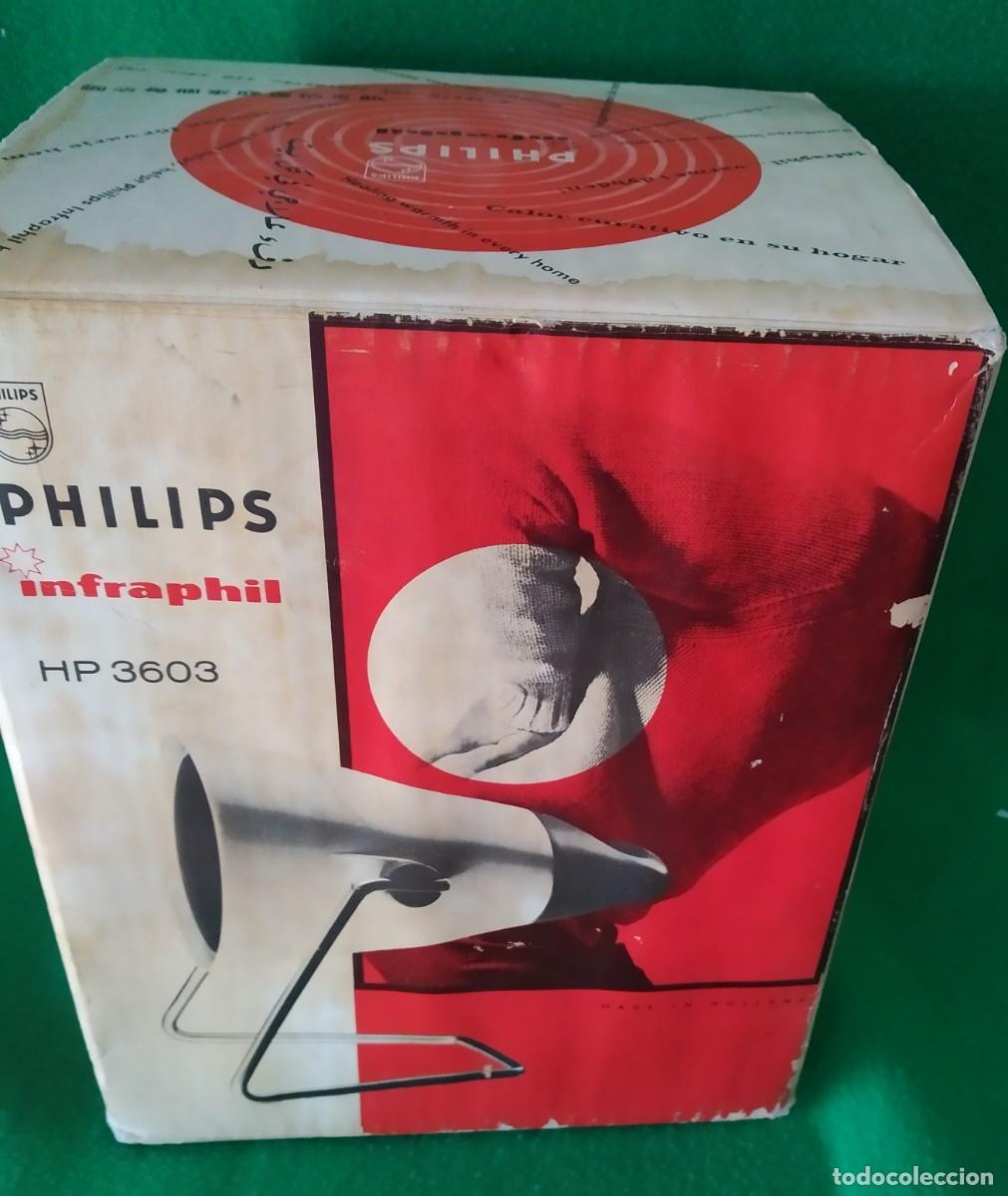 Vintage: L&aacute;mpara de sobremesa modelo &rdquo;Infraphil HP 3603&rdquo;. PHILIPS. HOLANDA. - Foto 21