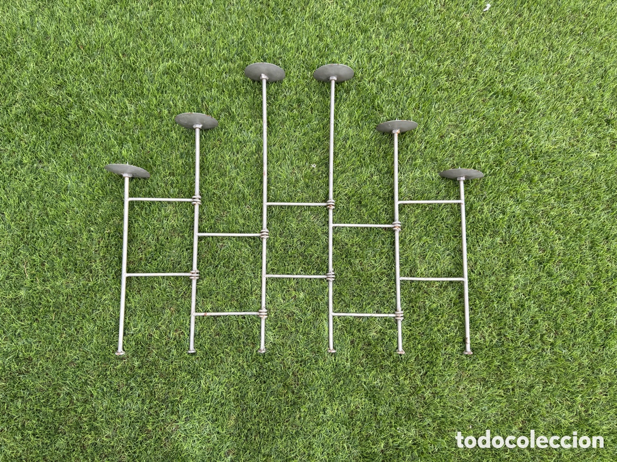 Vintage: CANDELABRO DE HIERRO - Foto 5