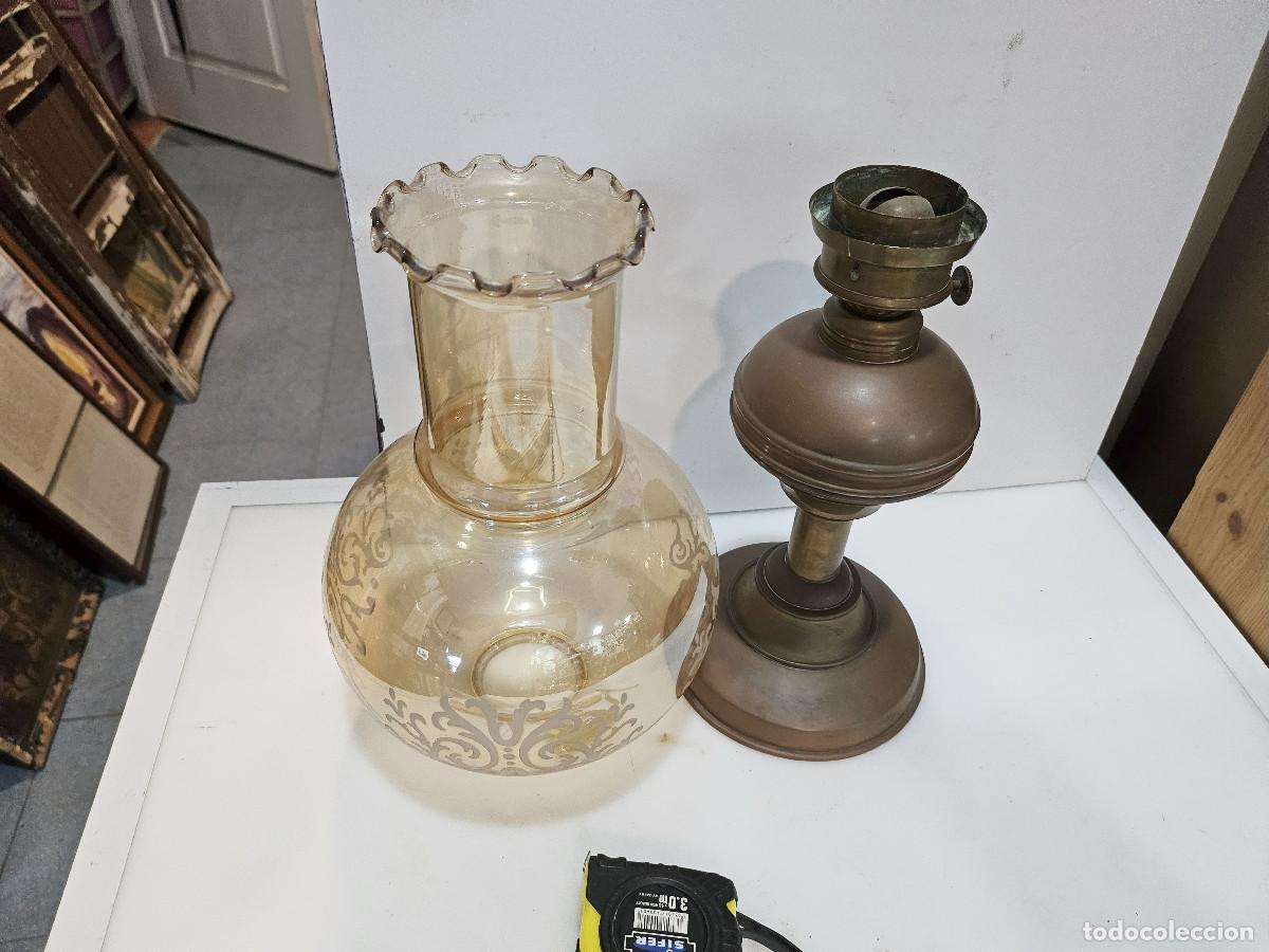 Vintage: quinque antiguo de metal - Foto 3