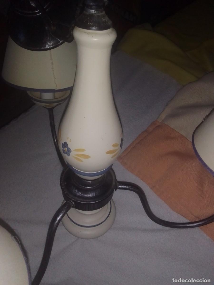 Vintage: Lampara de tres brazos - Foto 2