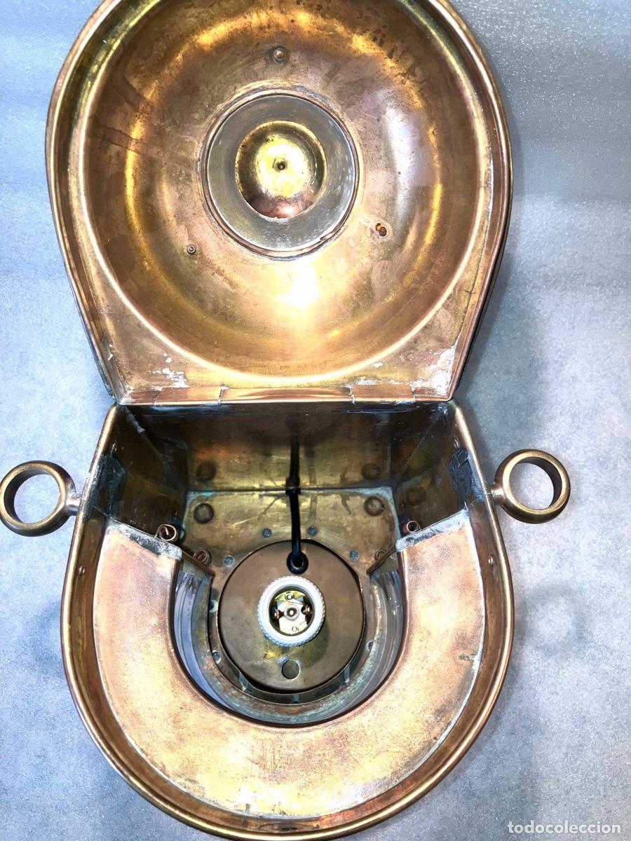 Vintage: Farol marino de cobre y lat&oacute;n Masthead - Foto 4