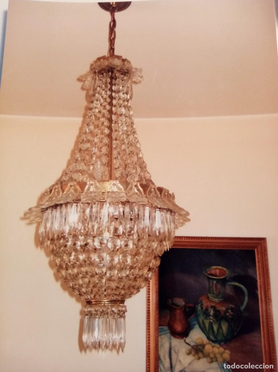 Vintage: LAMPARA ISABELINA ANTIGUA - Foto 1