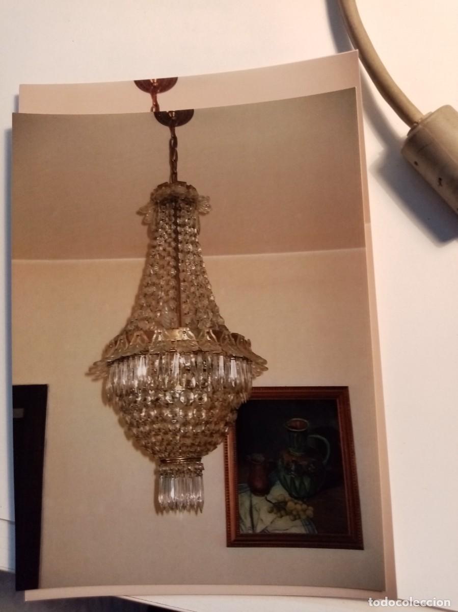Vintage: LAMPARA ISABELINA ANTIGUA - Foto 2