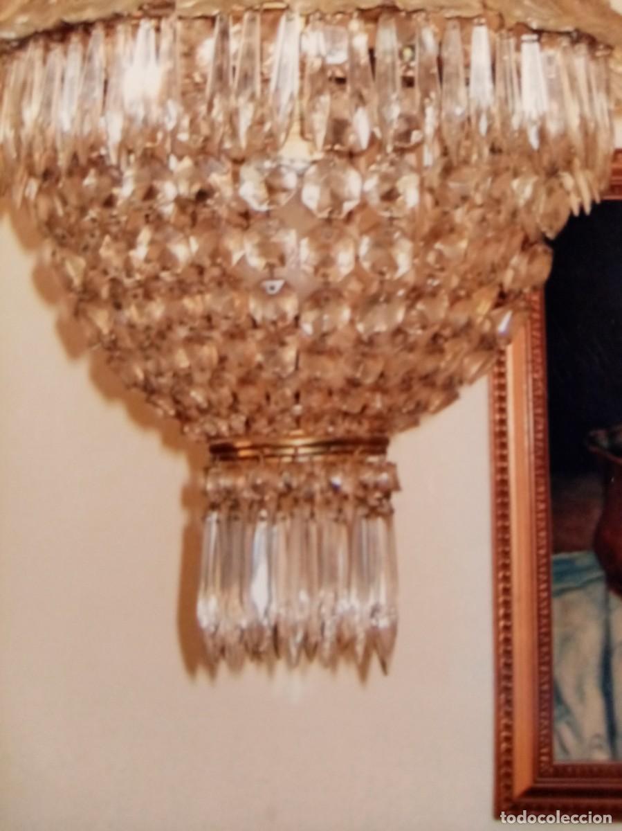 Vintage: LAMPARA ISABELINA ANTIGUA - Foto 3