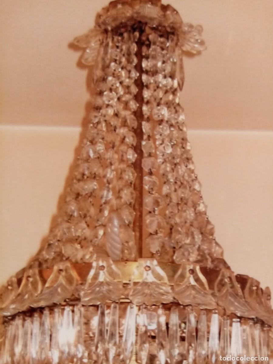 Vintage: LAMPARA ISABELINA ANTIGUA - Foto 4