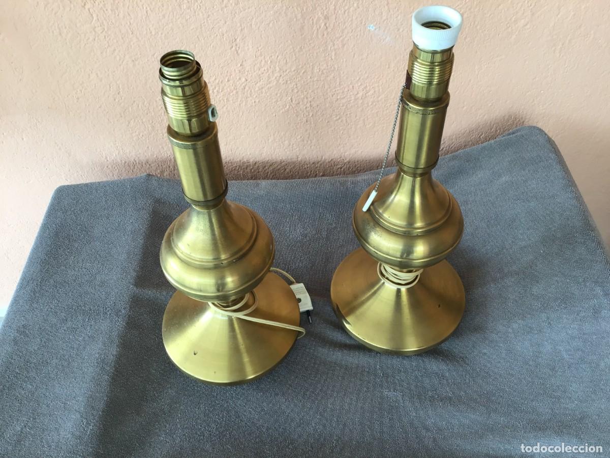 Vintage: 2 LAMPARAS DE SOBREMESA EN LAT&Oacute;N - Foto 1