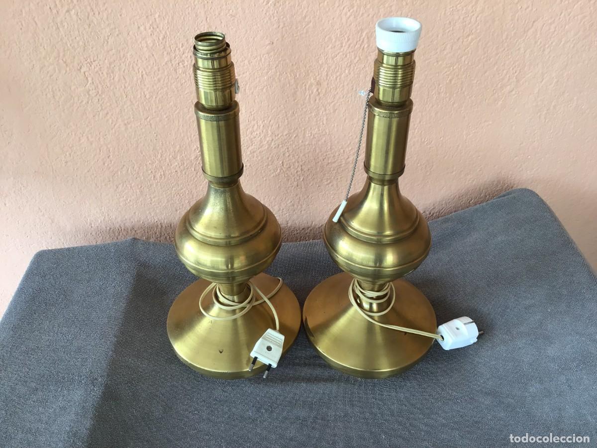 Vintage: 2 LAMPARAS DE SOBREMESA EN LAT&Oacute;N - Foto 6