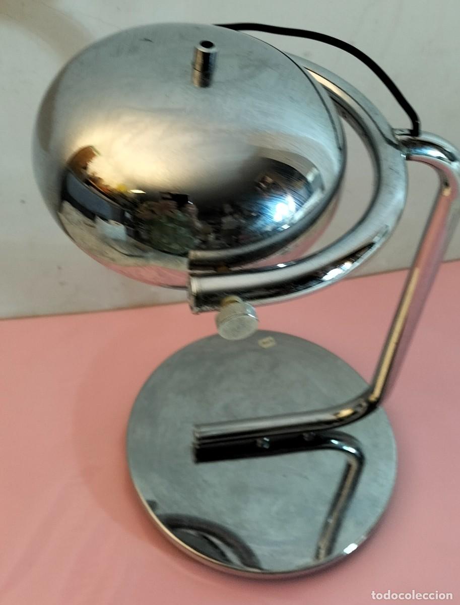 Vintage: Lampara de mesa cromada. 1960-70 . - Foto 1