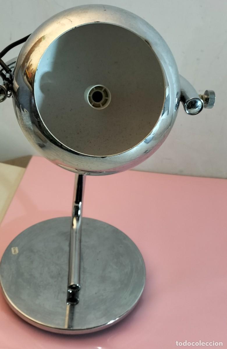 Vintage: Lampara de mesa cromada. 1960-70 . - Foto 4