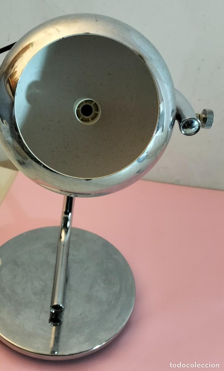 Vintage: Lampara de mesa cromada. 1960-70 . - Foto 5
