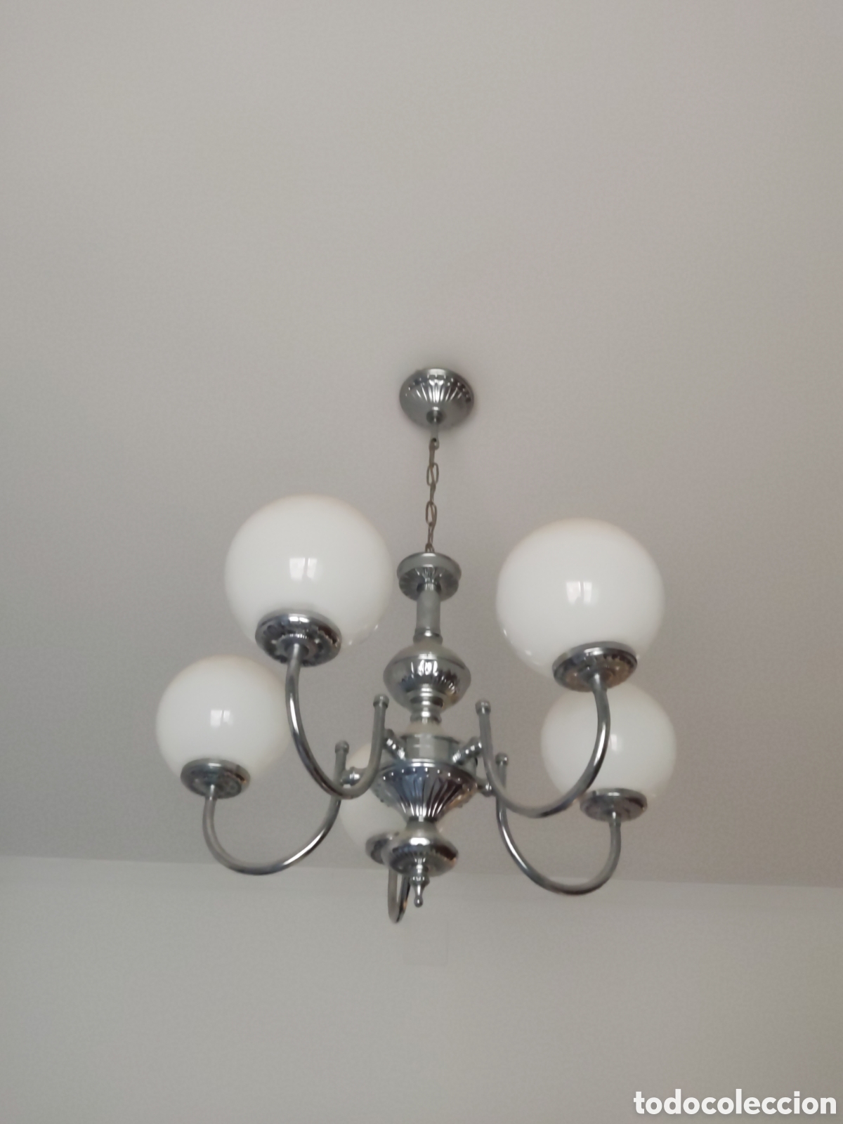 Vintage: Lampara vintage plata - Foto 2