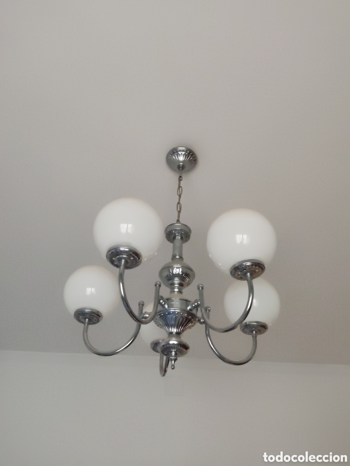Vintage: Lampara vintage plata - Foto 3