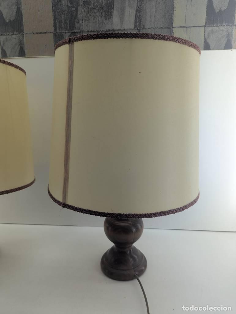 Vintage: 2 L&Aacute;MPARAS DE MESA ESTILO CL&Aacute;SICO - Foto 2