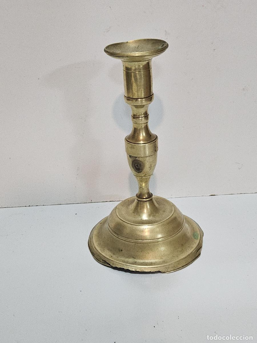 Vintage: candelabro de metal dorado - Foto 1