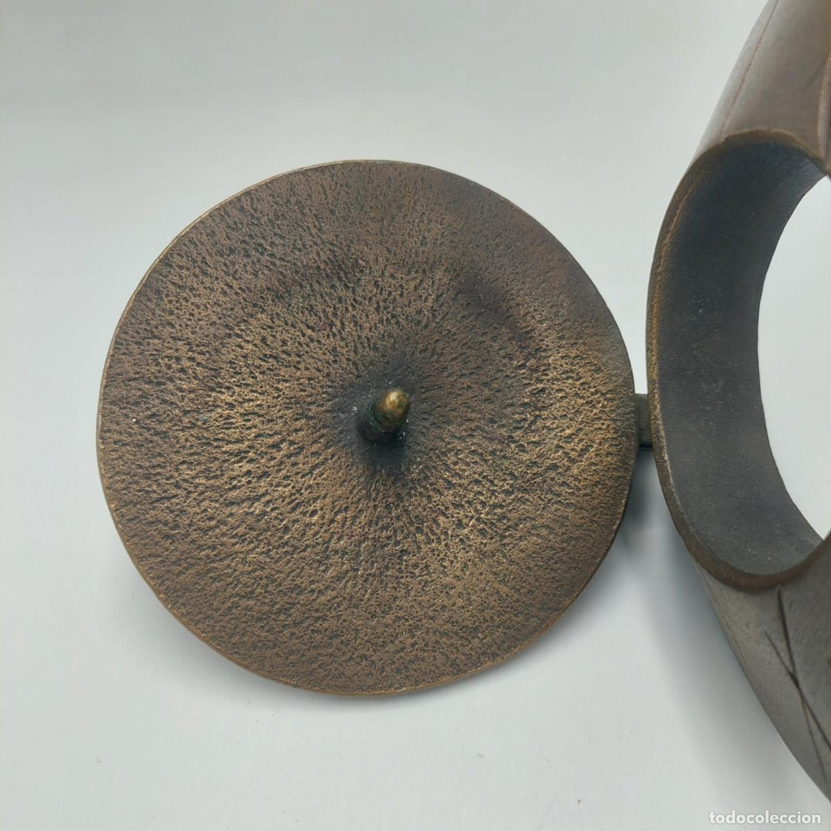 Vintage: Candelabro para colgar de bronce brutalista - Foto 2