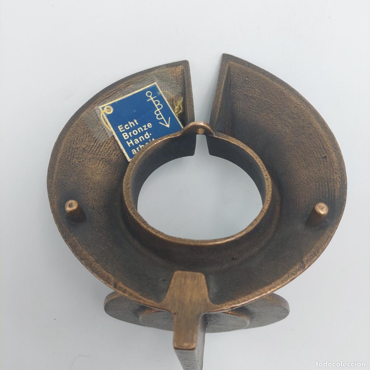 Vintage: Candelabro para colgar de bronce brutalista - Foto 5