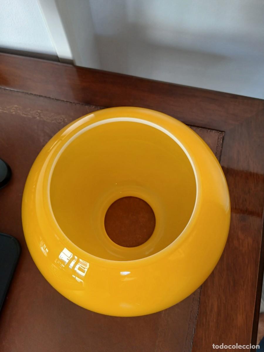 Vintage: GLOBO VIDRIO LAMPARA AMARILLO - Foto 5