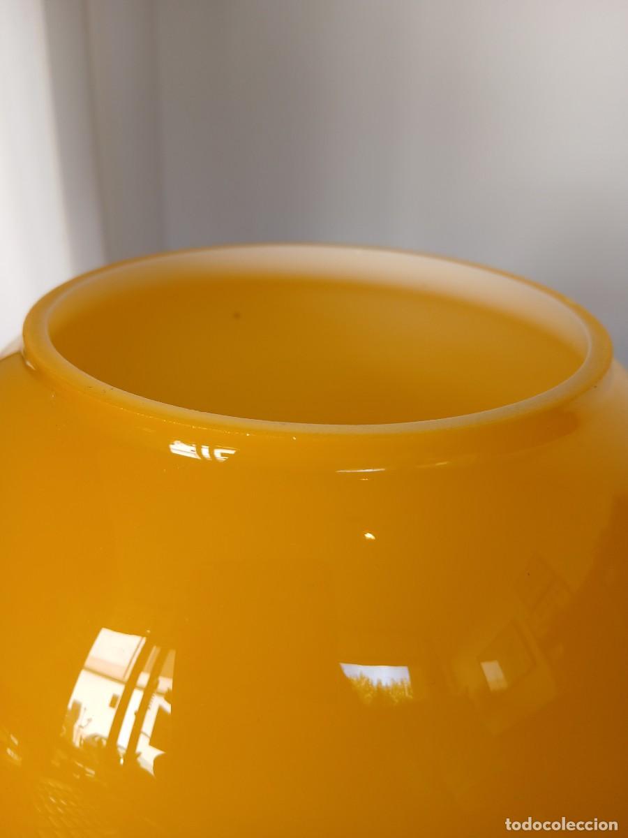 Vintage: GLOBO VIDRIO LAMPARA AMARILLO - Foto 6