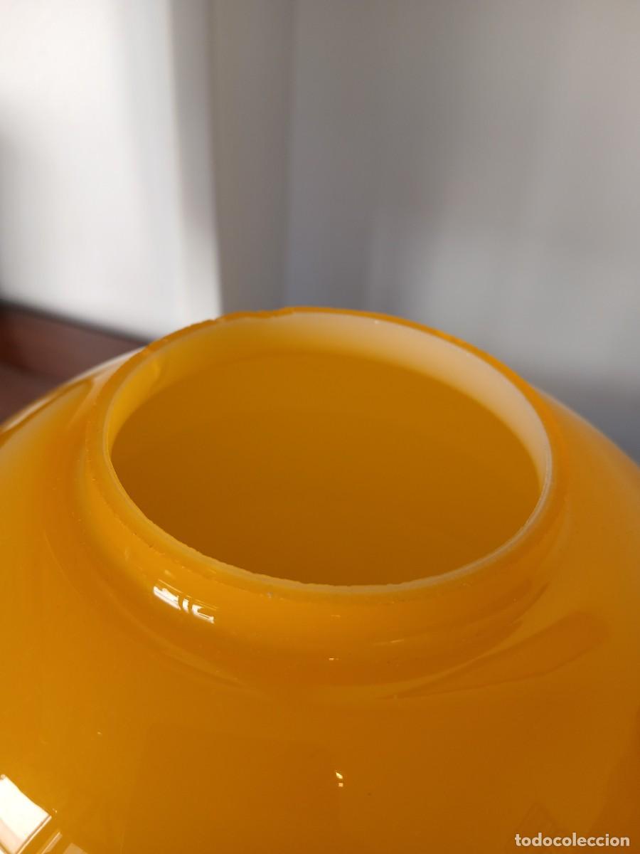 Vintage: GLOBO VIDRIO LAMPARA AMARILLO - Foto 7