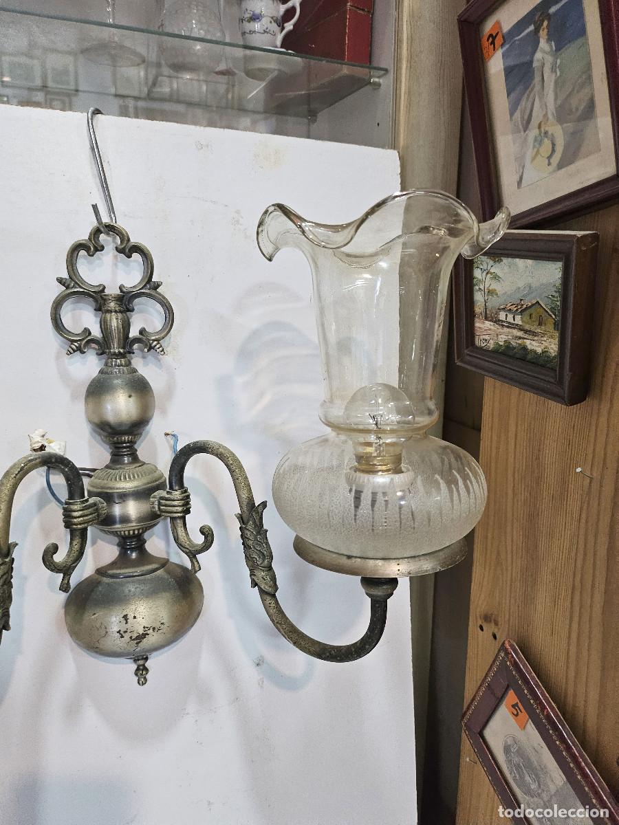 Vintage: aplique de pared metal - Foto 4