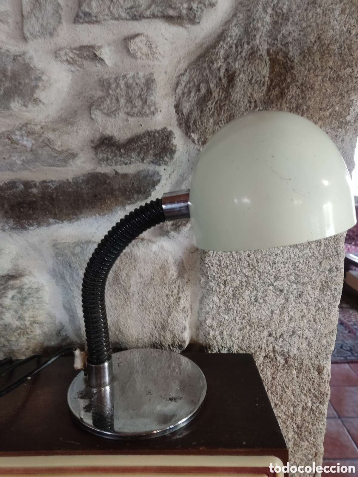 Vintage: L&aacute;mpara Flexo Sim&oacute;n alto 45 cm - Foto 2