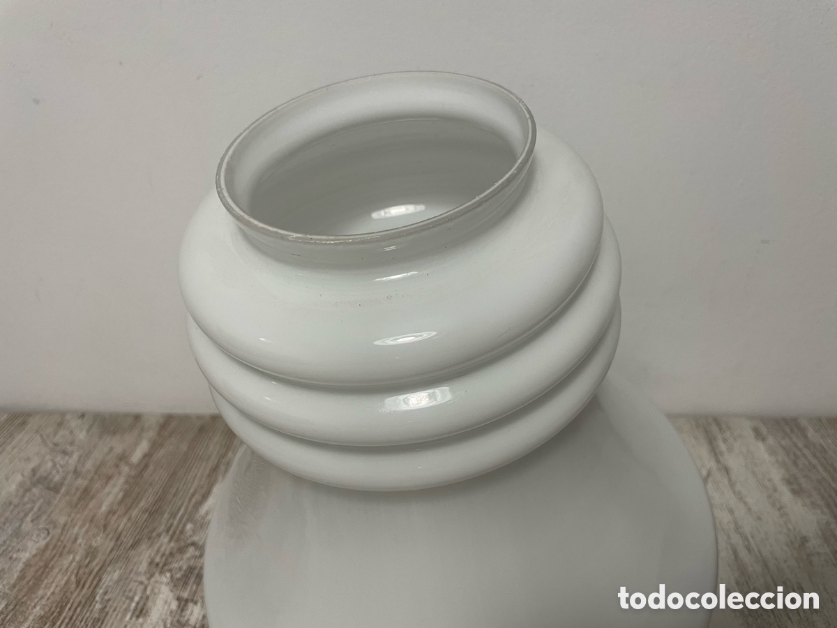 Vintage: L&Aacute;MPARA OPALINA TECHO BLANCA - Foto 8