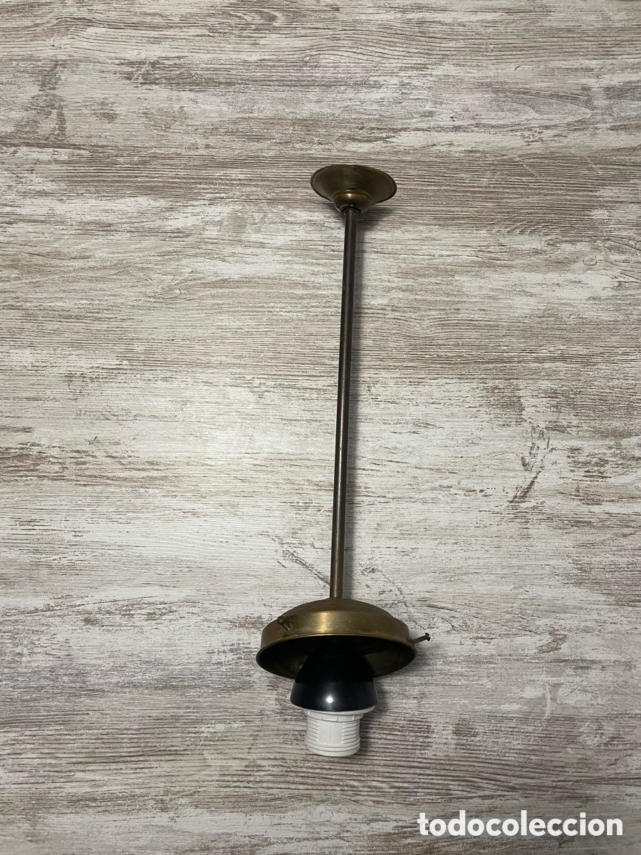 Vintage: L&Aacute;MPARA OPALINA TECHO BLANCA - Foto 10