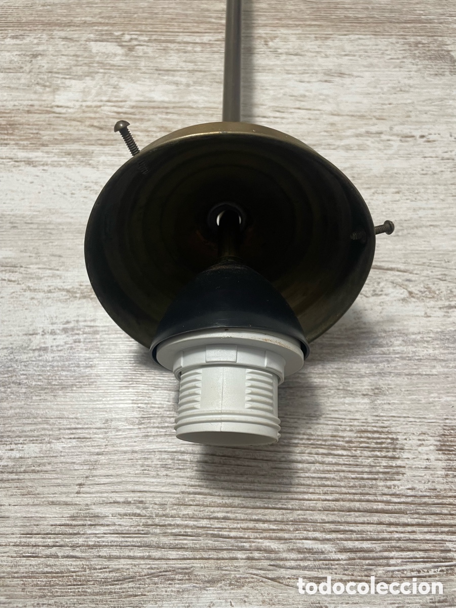 Vintage: L&Aacute;MPARA OPALINA TECHO BLANCA - Foto 11