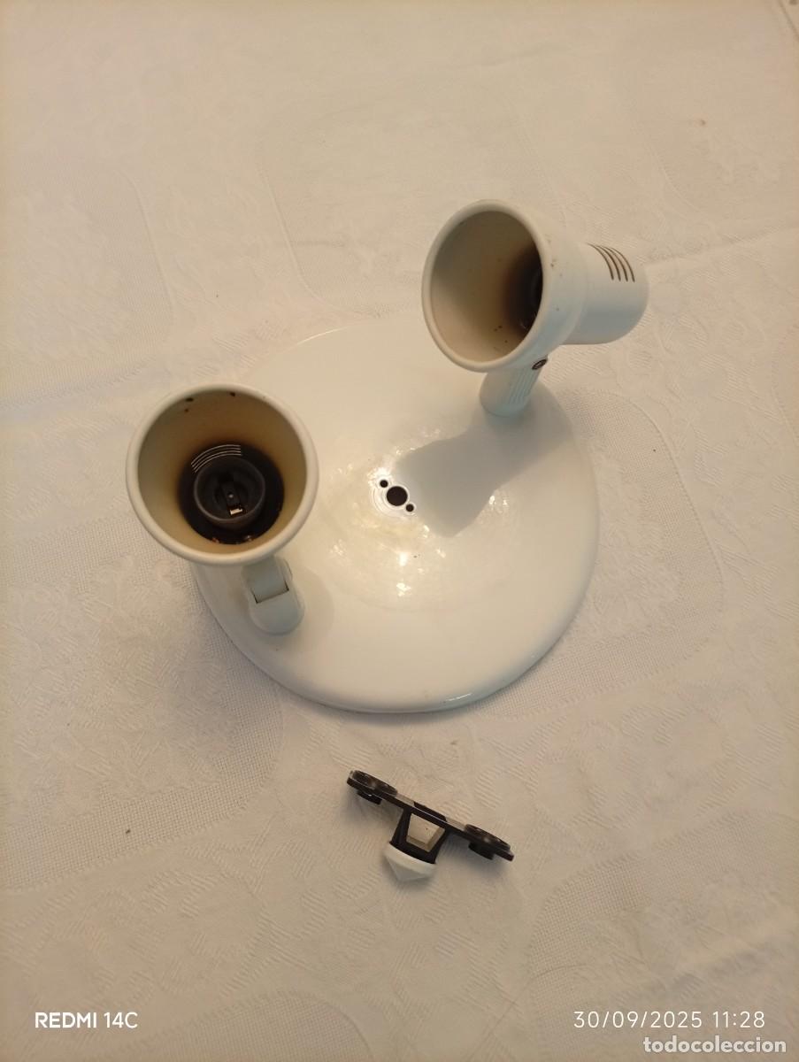 Vintage: lampara de techo con dos focos - Foto 5