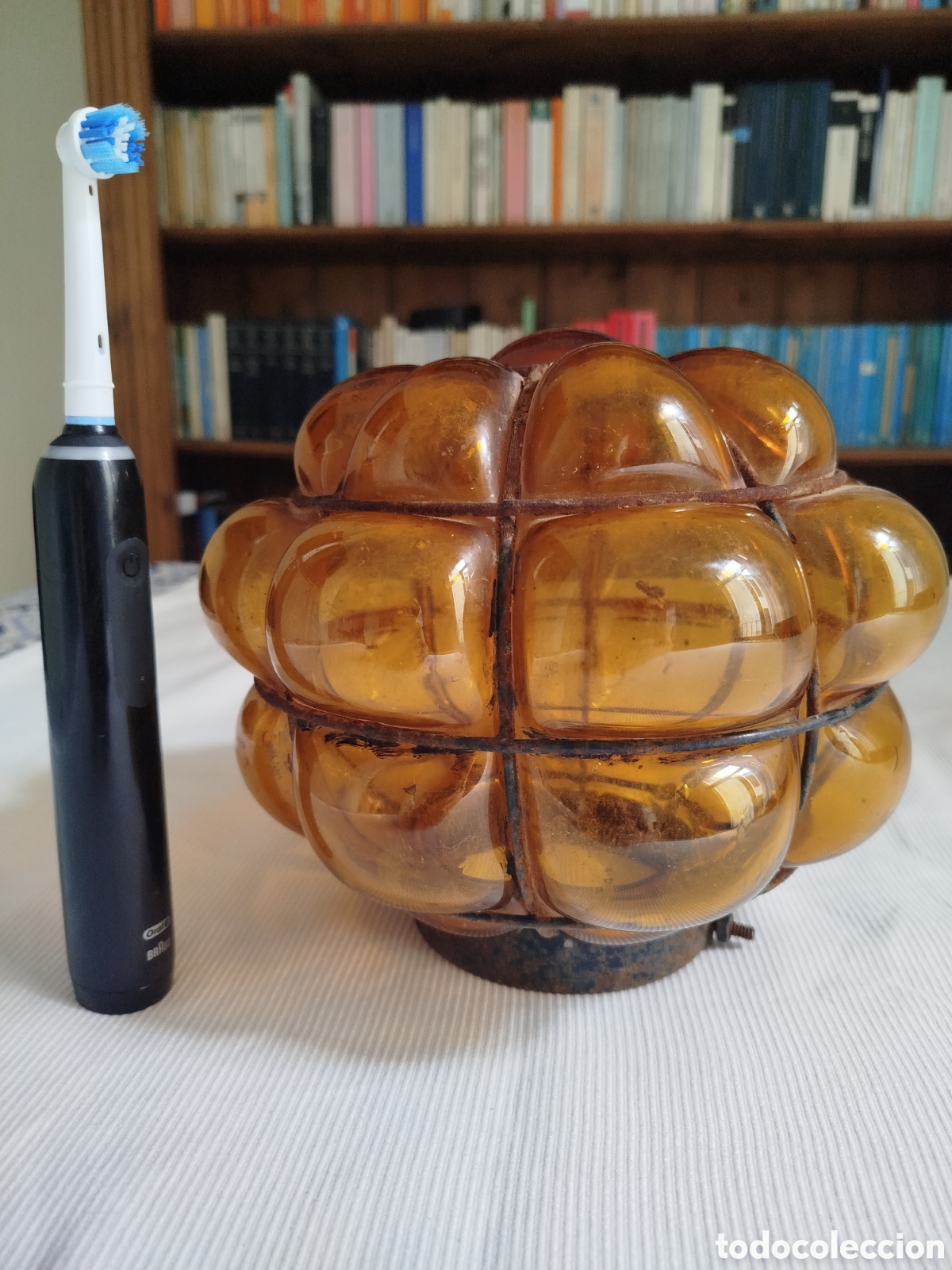 Vintage: Mid-century glass lampshade - Foto 4