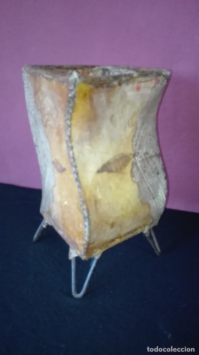 Vintage: LAMPARA PIEL ESTILO AFRICANA - Foto 6