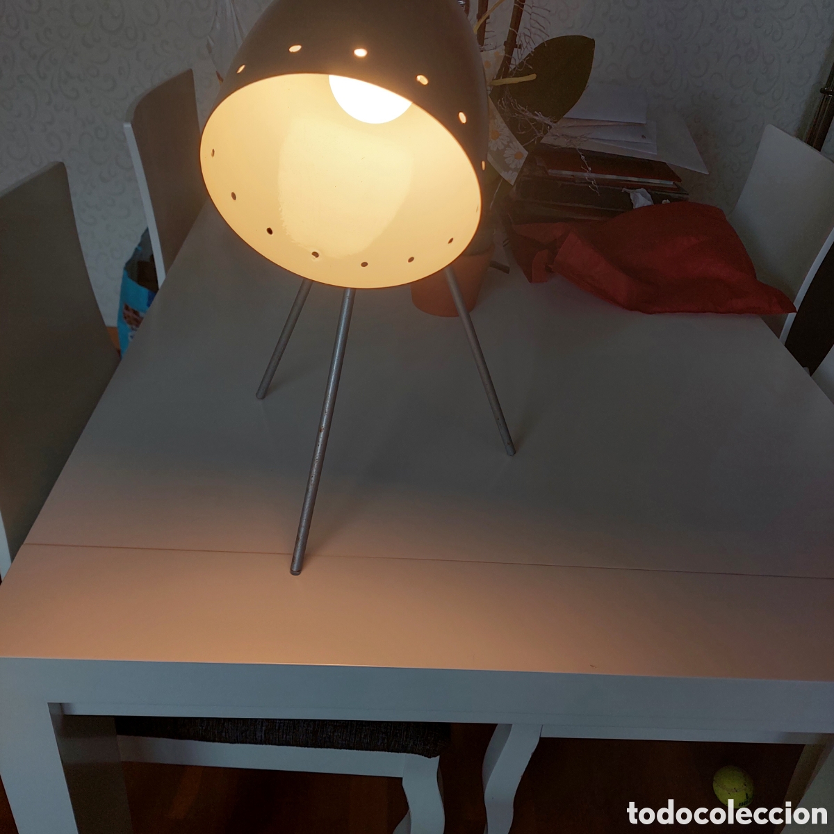 Vintage: Lampara de mesa 3 patas - Foto 5