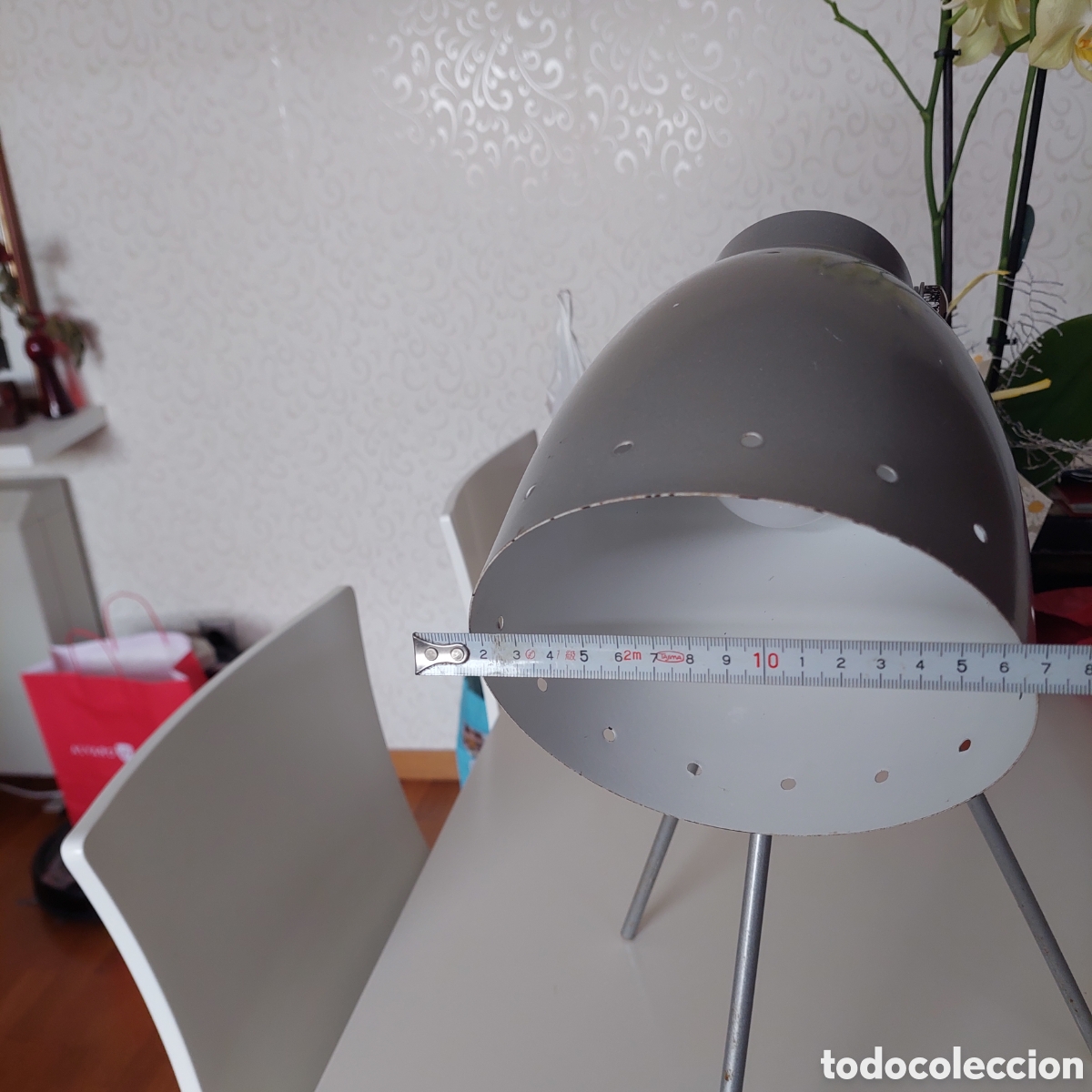 Vintage: Lampara de mesa 3 patas - Foto 10