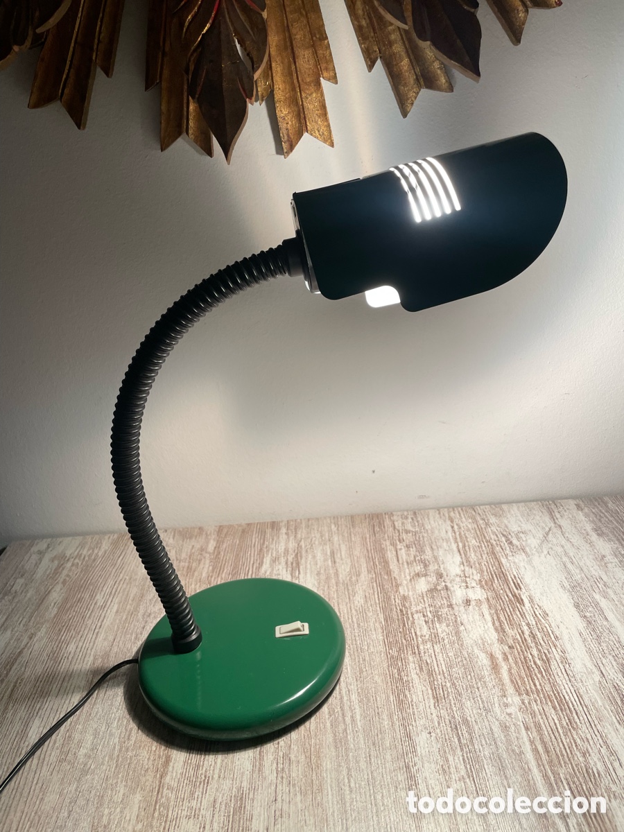 Vintage: L&Aacute;MPARA FLEXO FASE VERDE - Foto 2