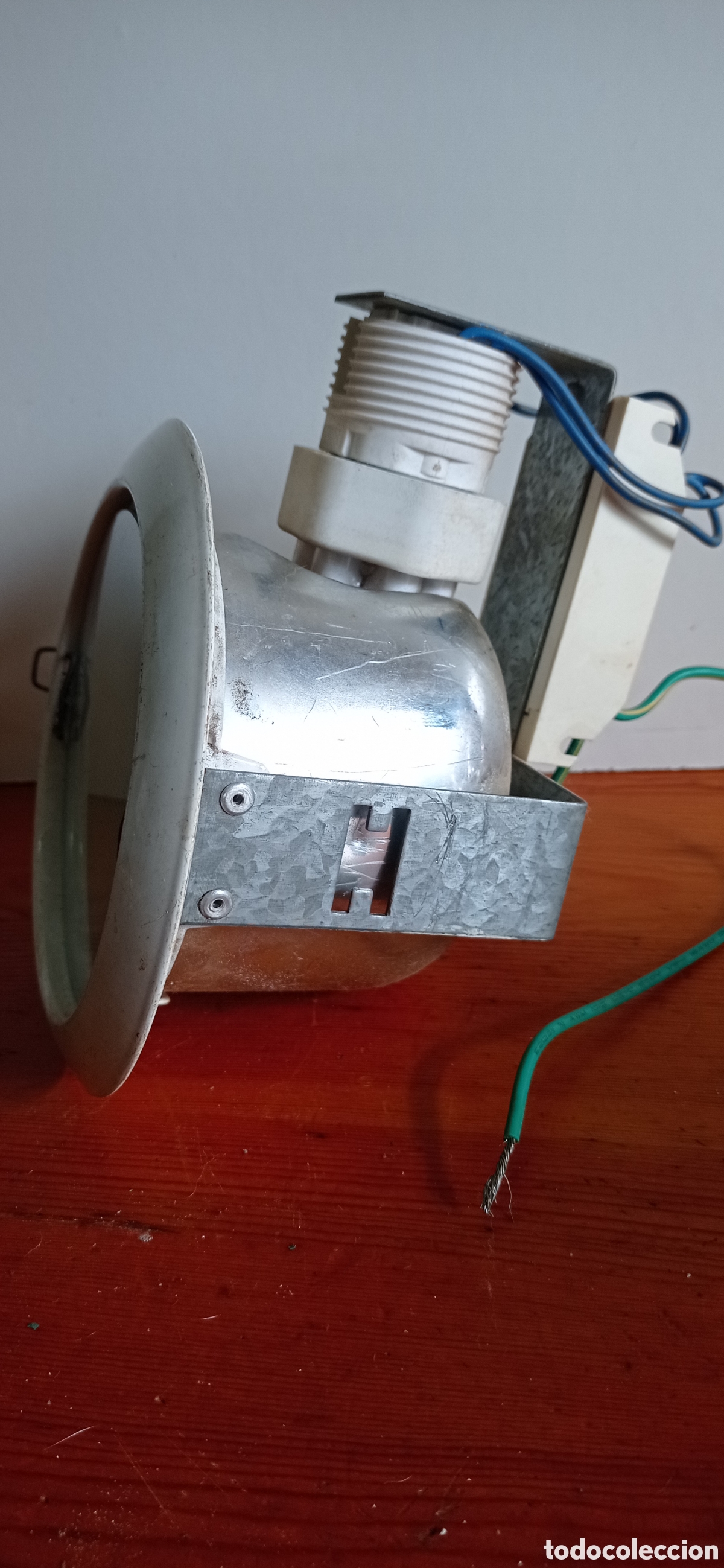 Vintage: FOCO / PARA TECHO / PARA EMPOTRAR / MARCA SECOM - 18 W / COMPLETO - Foto 3