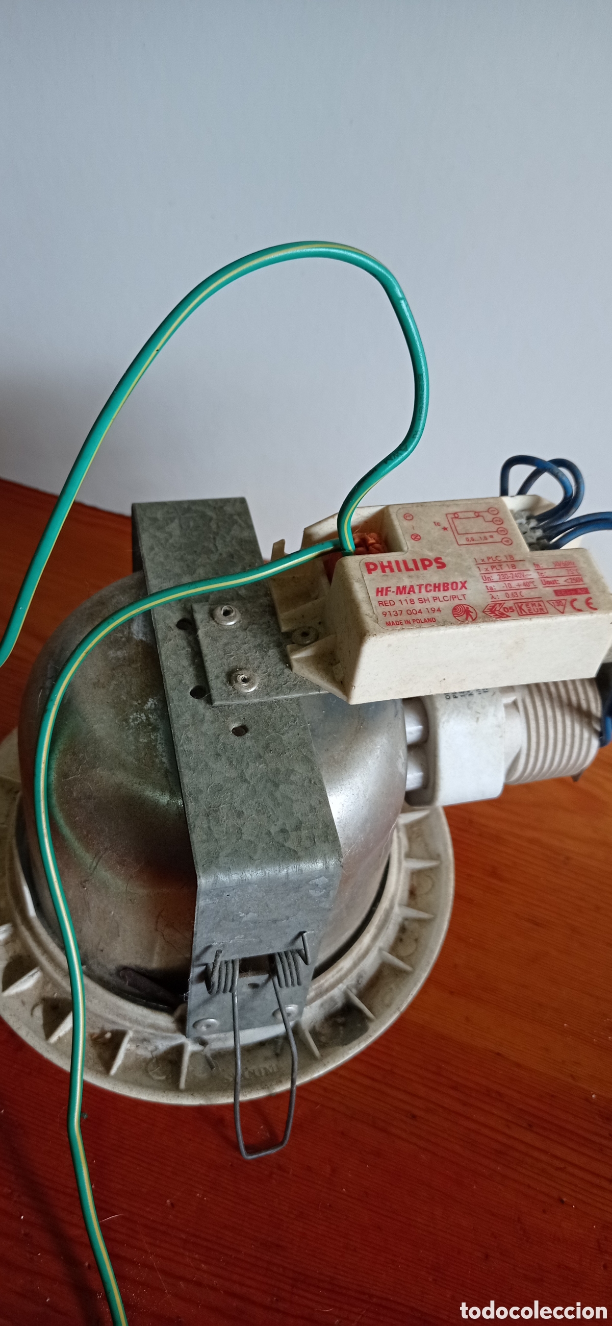 Vintage: FOCO / PARA TECHO / PARA EMPOTRAR / MARCA SECOM - 18 W / COMPLETO - Foto 5
