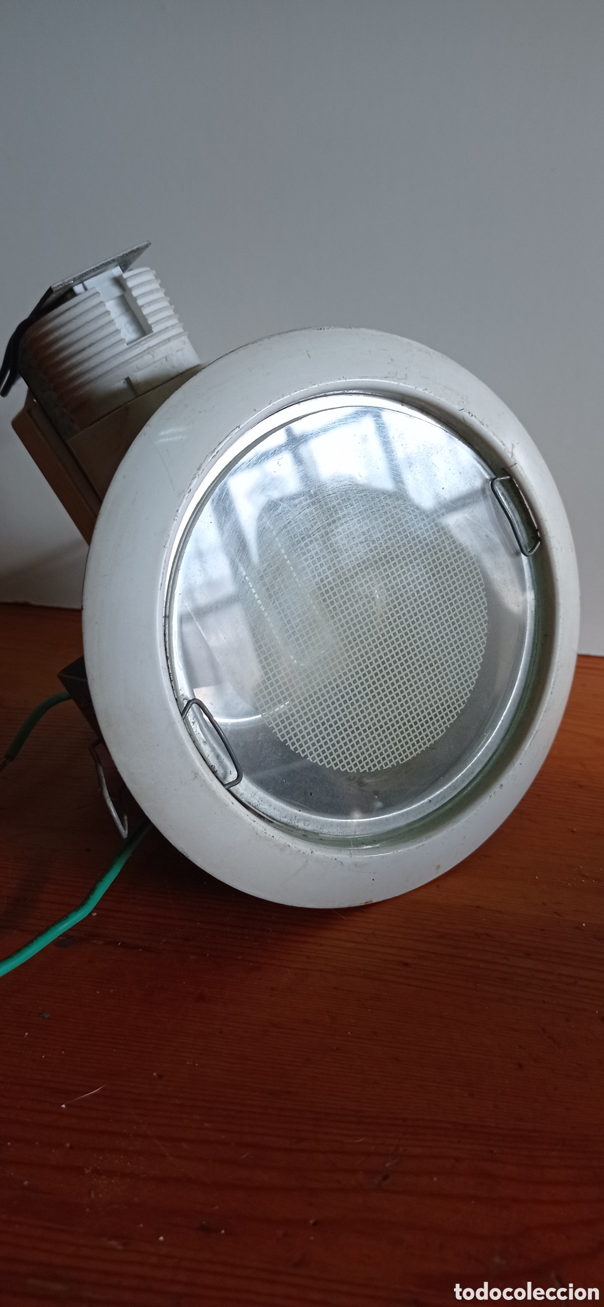 Vintage: FOCO / PARA TECHO / PARA EMPOTRAR / MARCA SECOM - 18 W / COMPLETO - Foto 1