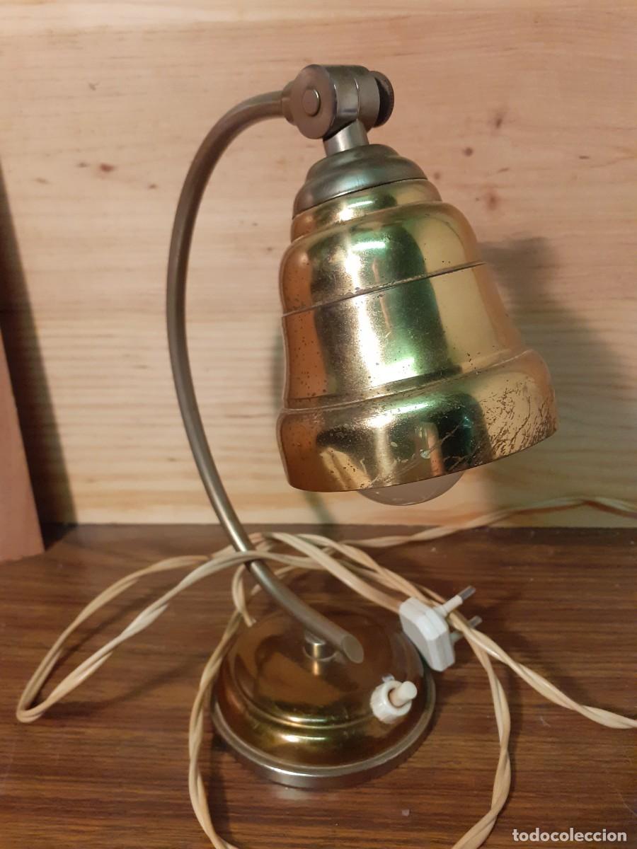 Vintage: Flexo antiguo de laton - Foto 1