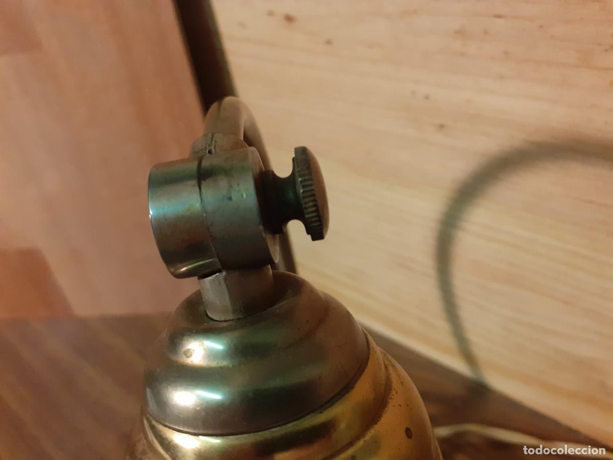 Vintage: Flexo antiguo de laton - Foto 3