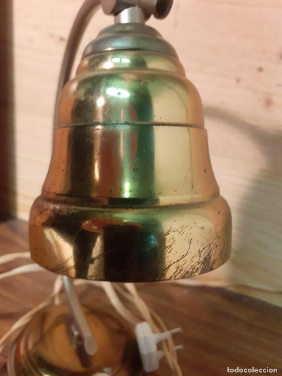Vintage: Flexo antiguo de laton - Foto 4