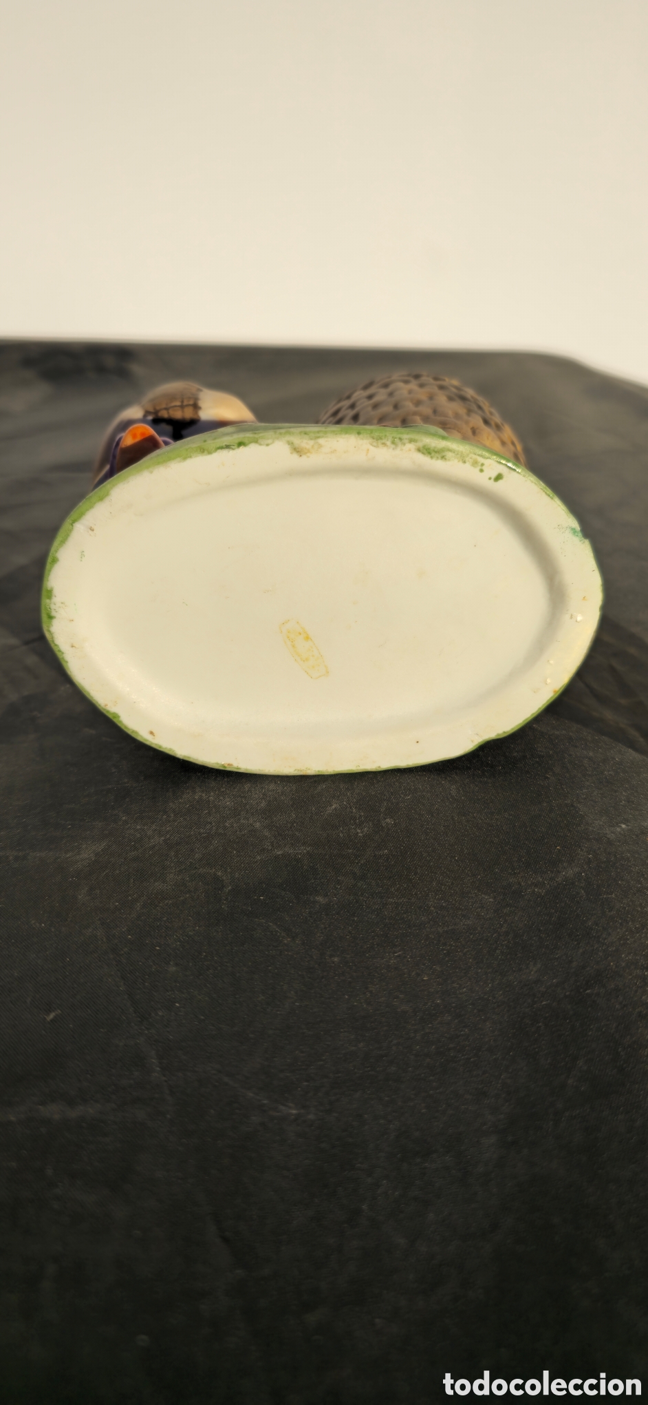 Vintage: Antiguo quinque ceramica - Foto 4