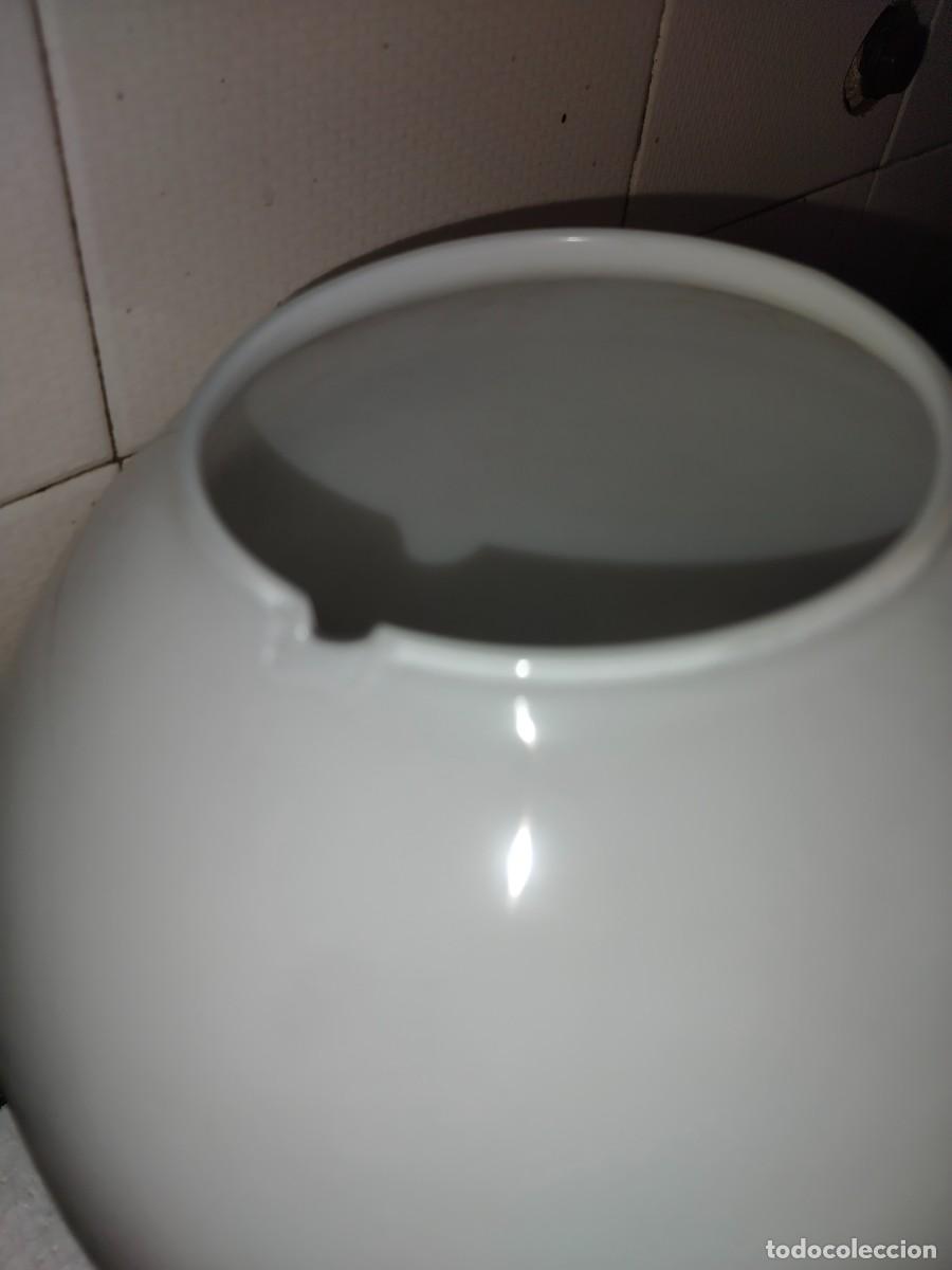 Vintage: GLOBO EN OPALINA BLANCA - Foto 2